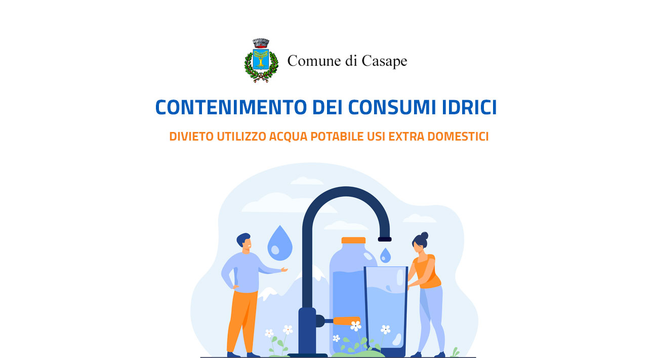 Cover divieto acqua potabile